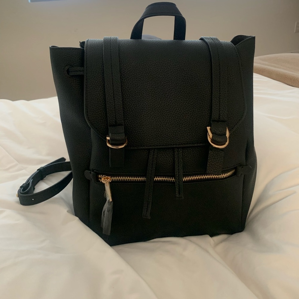 Topshop black backpack